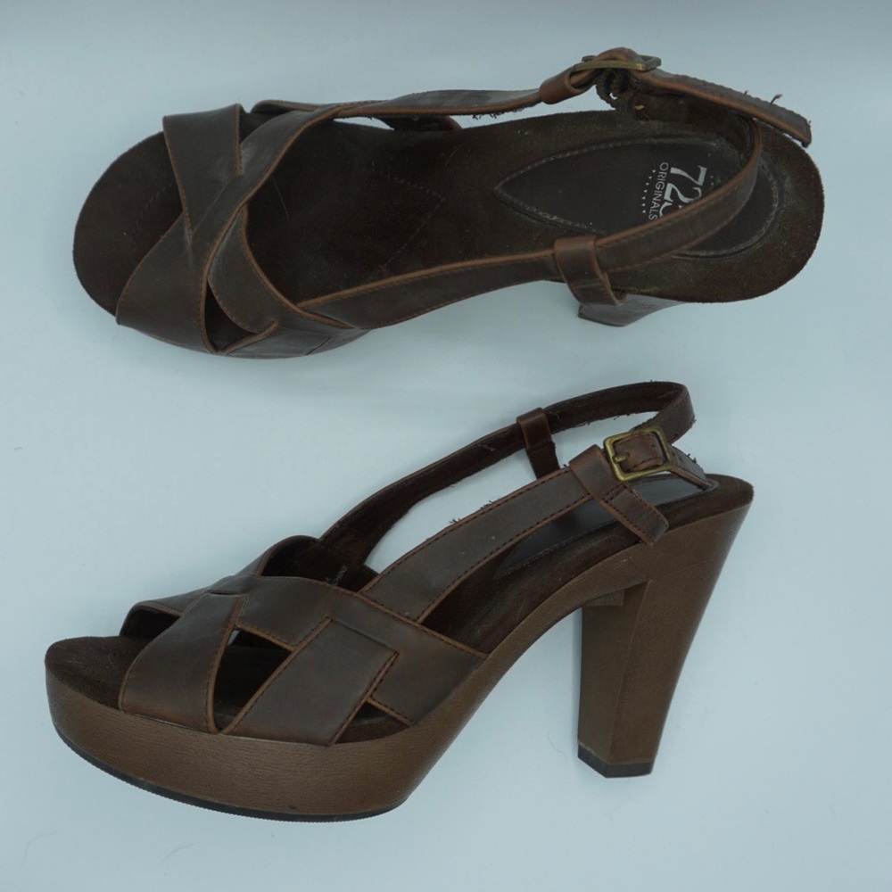 Brown Platform Heels